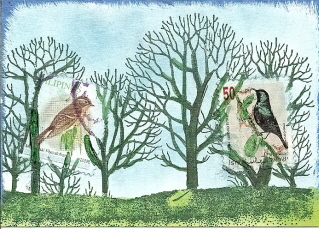 Postage Stamp Birds