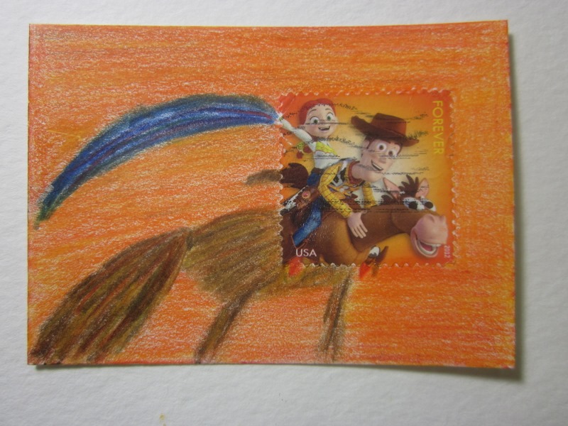 Postage Stamp - Extending the Painting