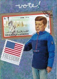 Postage Stamp People 2 - Vote
