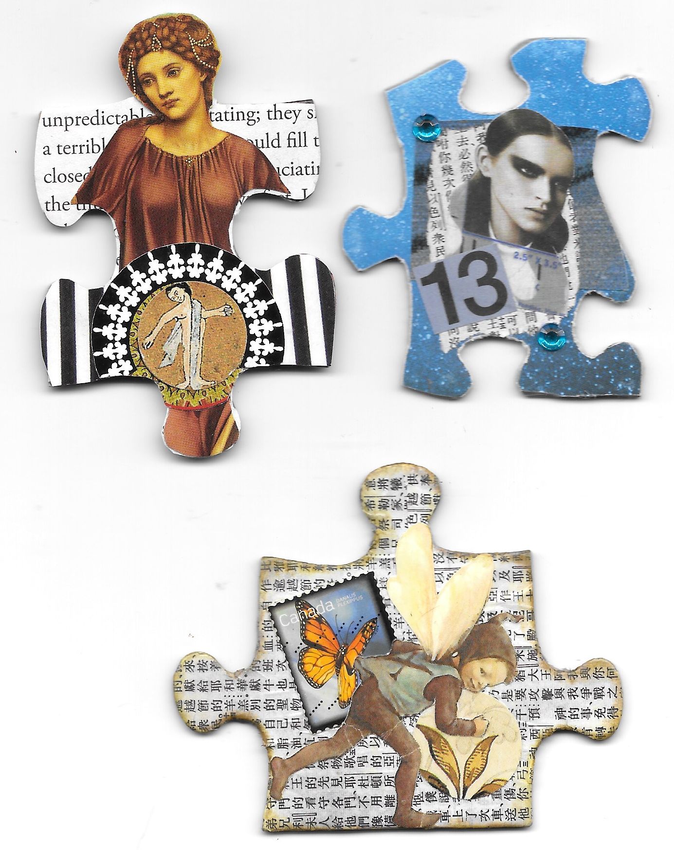 Puzzle Pieces Trash to Treasure Swap