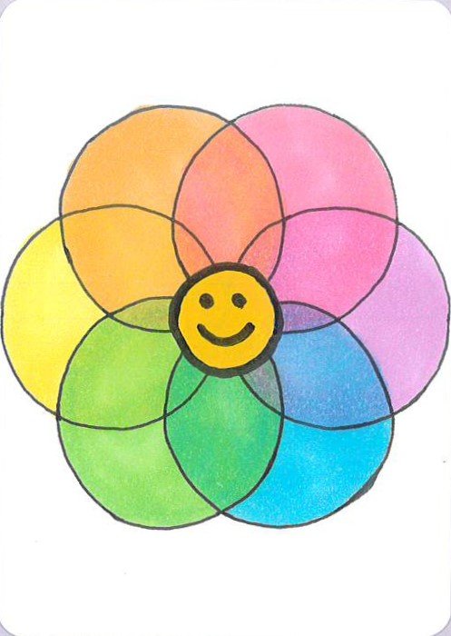 Rainbow Disc Flower