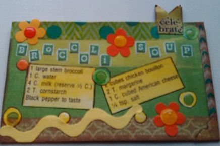 Recipe Card ~ Broccoli Soup