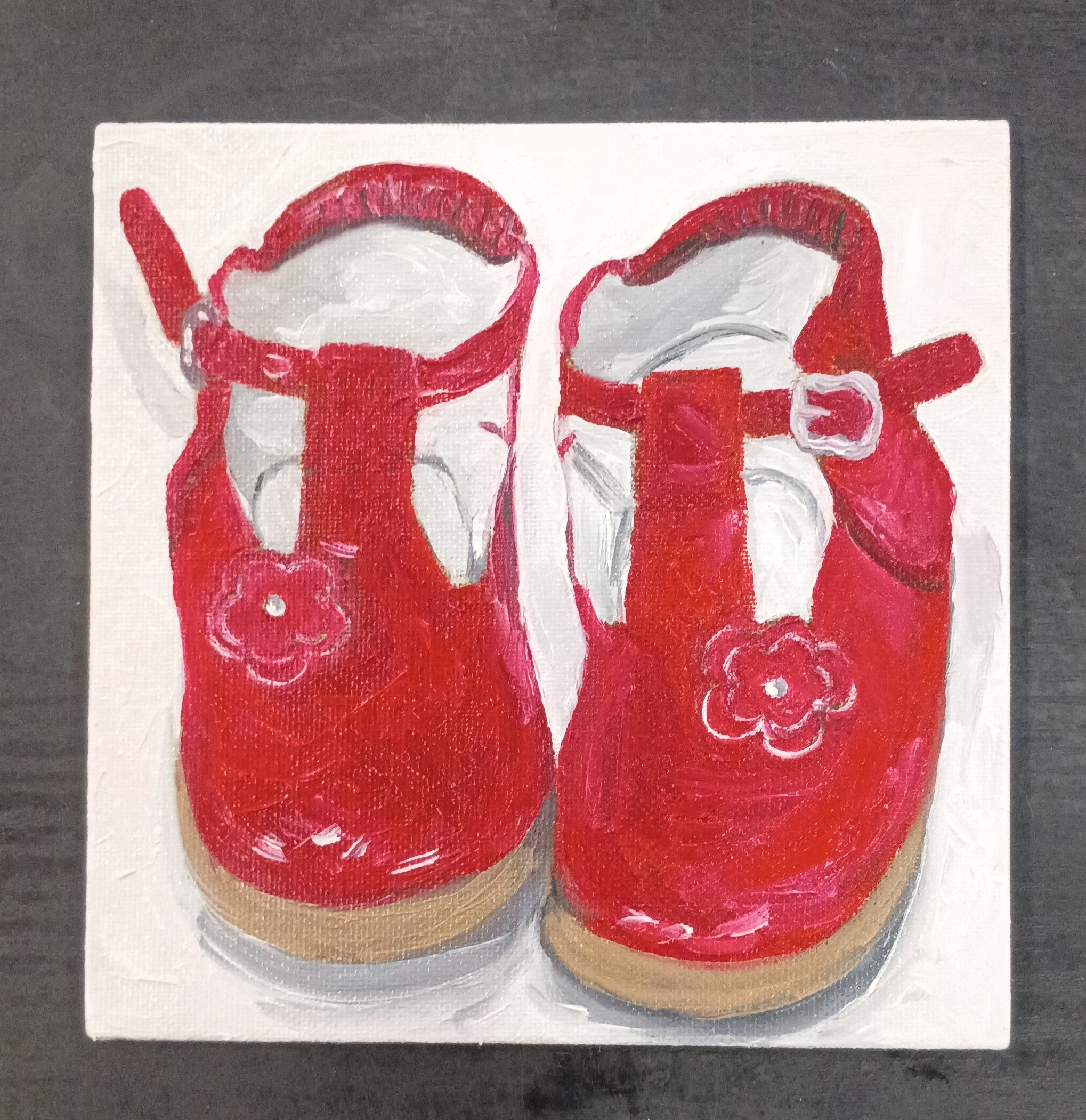 Red Canvas Shoes
