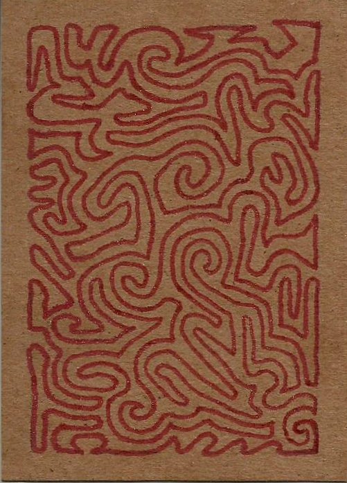 Sparkly Red Mind Line