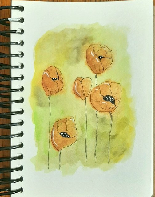 Splotch Flower Art 8.6.26