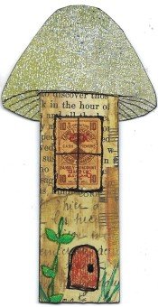 Springtime Moo House - mushroom