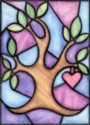Stained Glass Tree