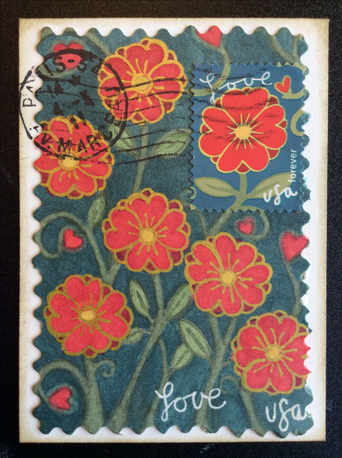 stamp within a stamp