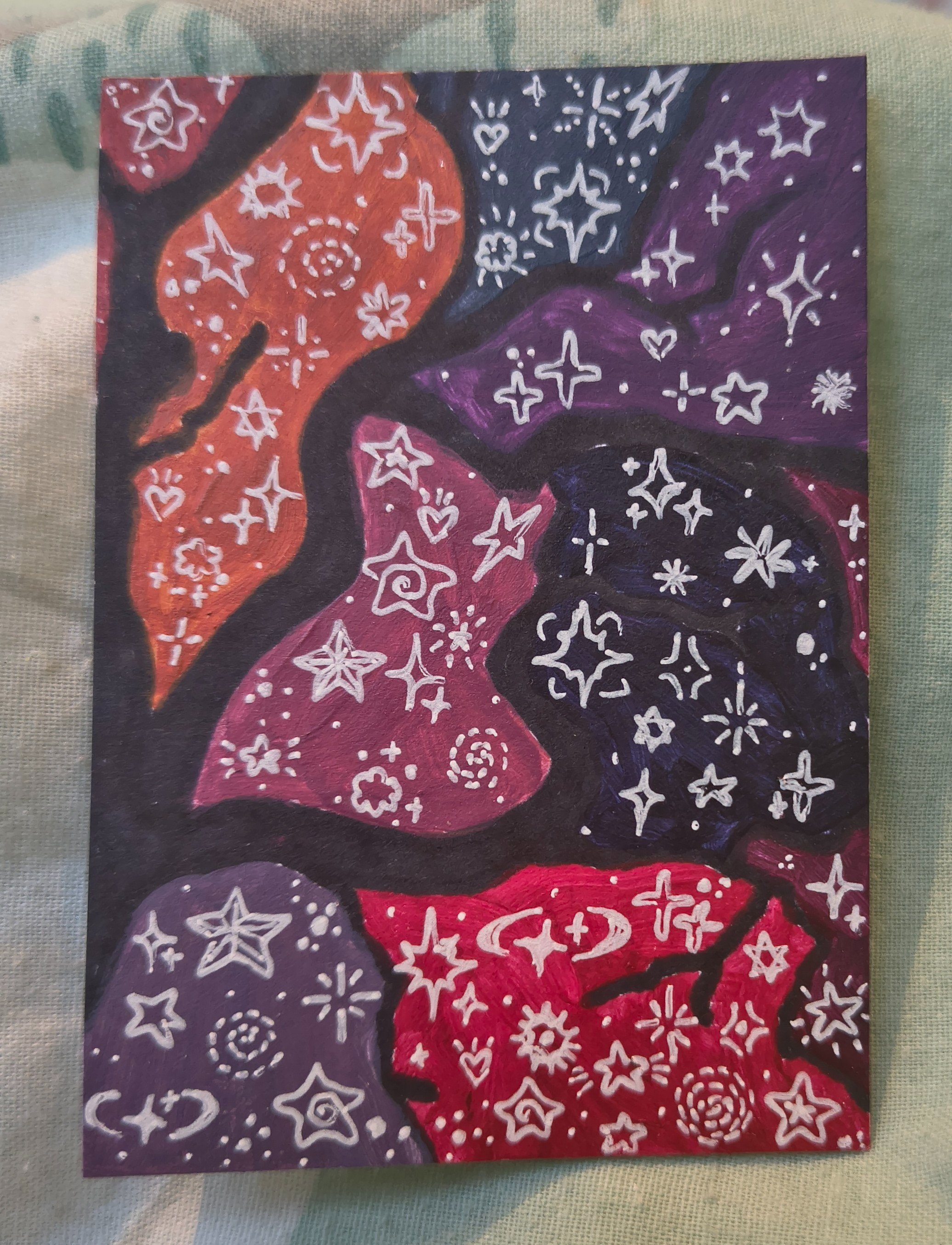 Stargazing under a tree