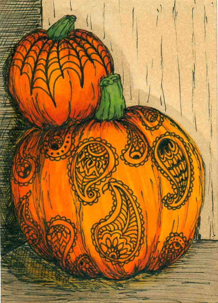 The Forgotten Ones, for the November Decorated Pumpkins theme.