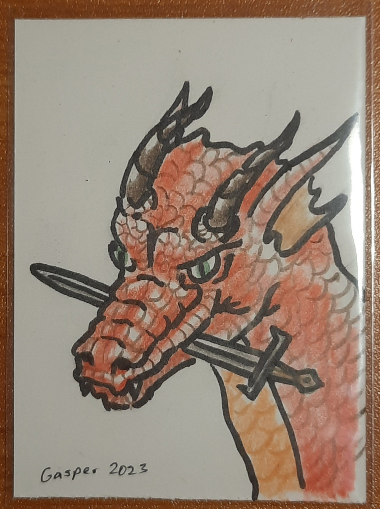 TikTok Live Suggestions - Dragon Holding Sword in Mouth