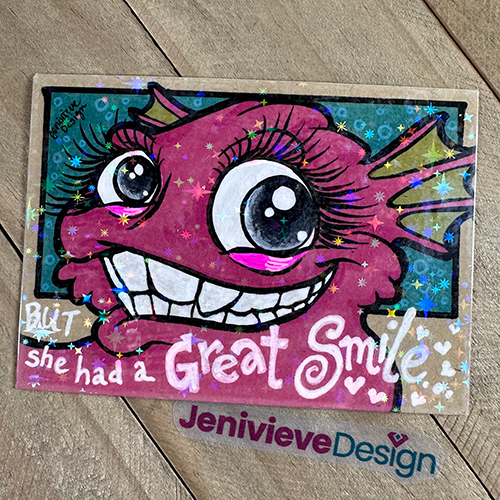 TRADED - ...But she had a GREAT smile!