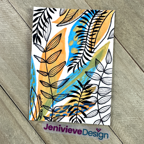 TRADED - Gouache Experiment 1: Leafy