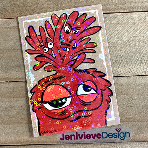 TRADED - "I feel like 3 raccoons arguing in a hoodie."