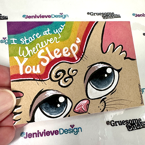 TRADED - "I stare at you whenever you sleep <3"