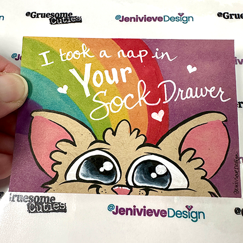 TRADED - I took a nap in your sock drawer <3