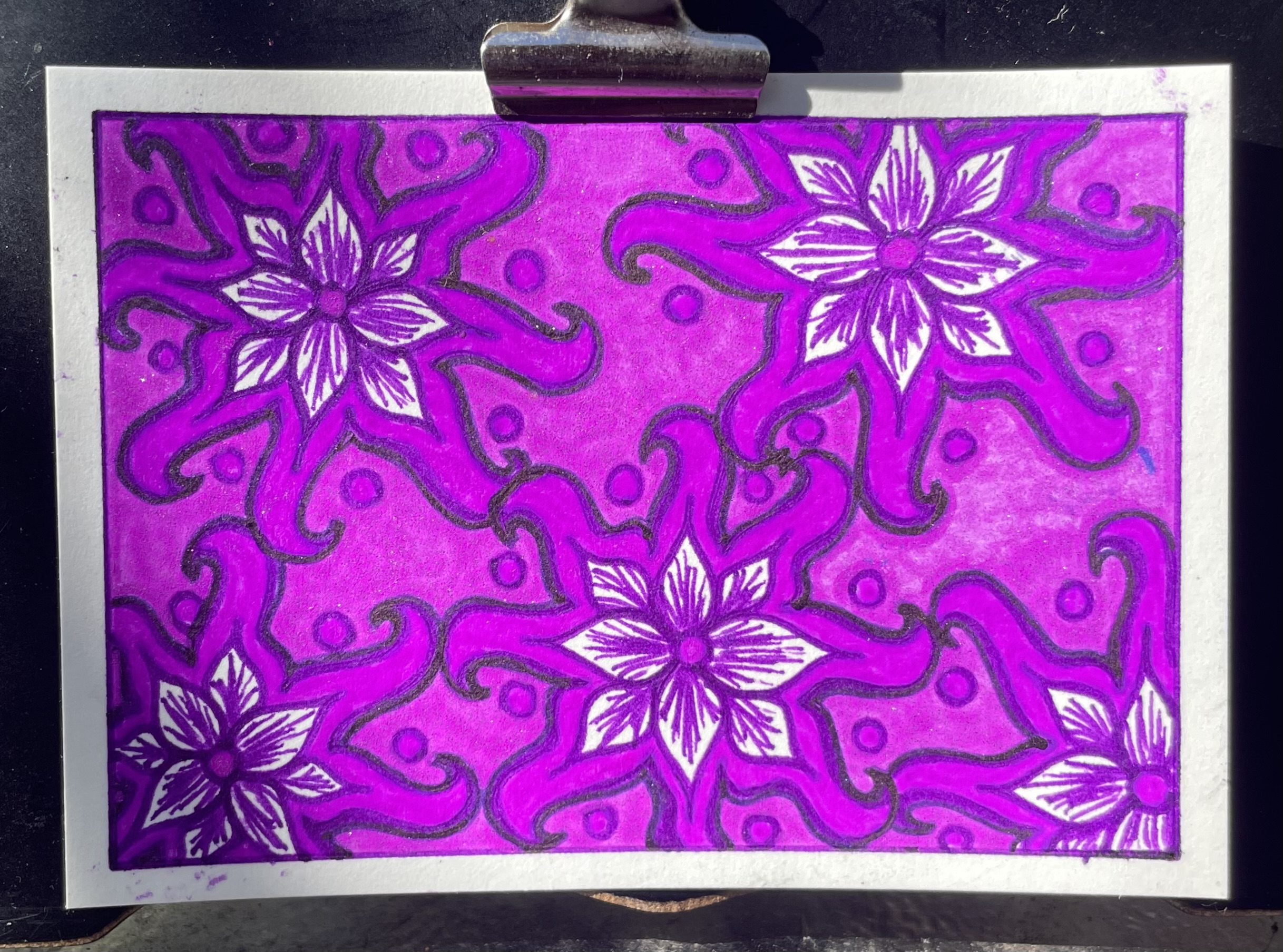 Triple Purple Wild Flowers