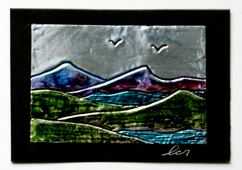 "Two birds in lake country"