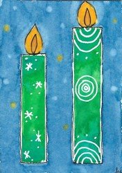 Two Winter Candles