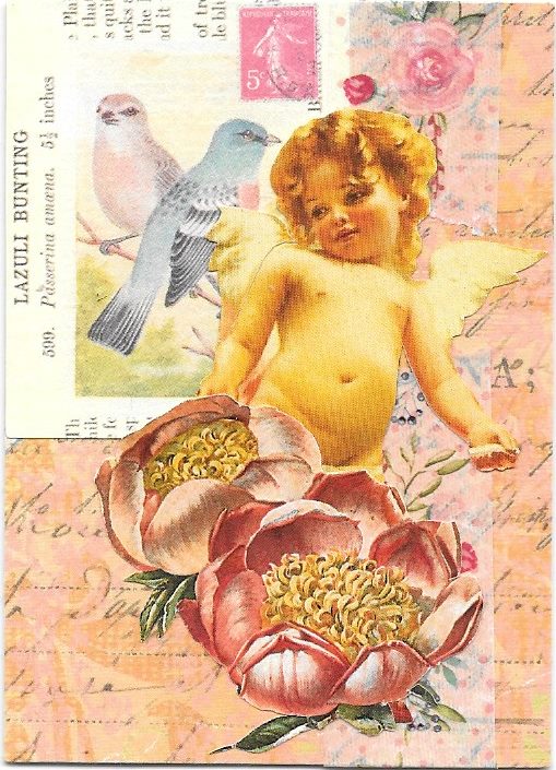 Vintage Angels & Cherubs Collage Swap