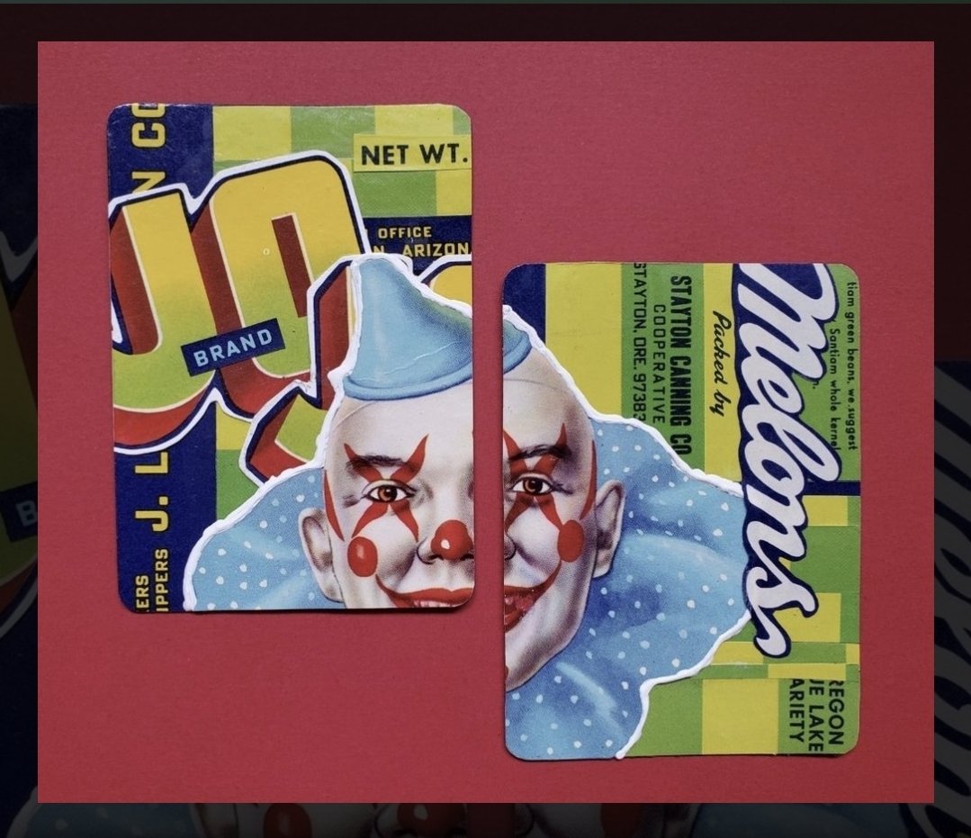 Vintage Can Label collage 1