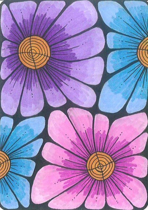 Wavy Flowers