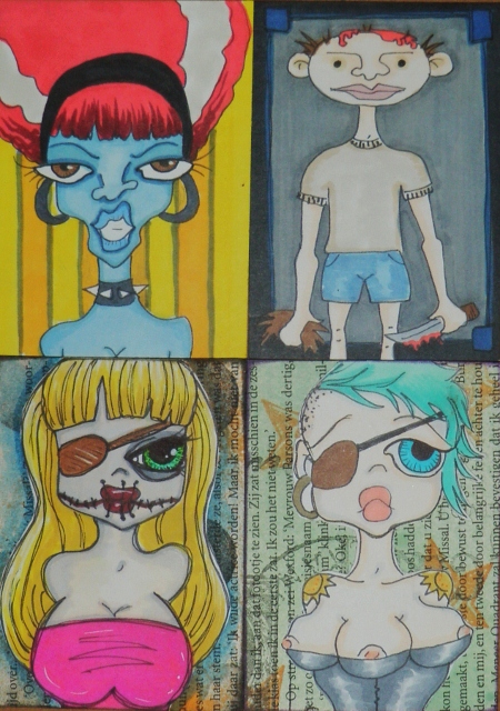weird, dark, goth swap