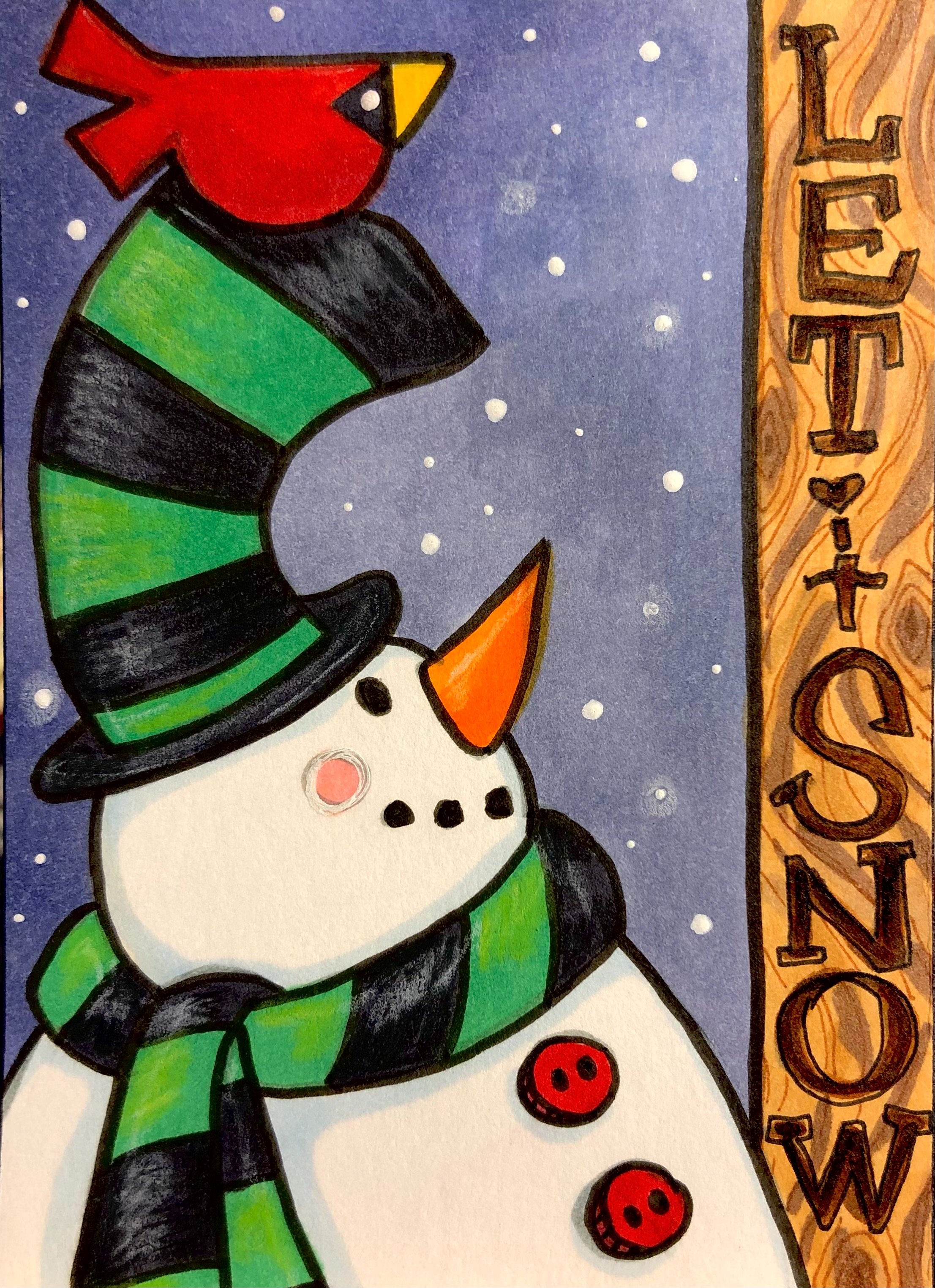 Whimsy Snowman