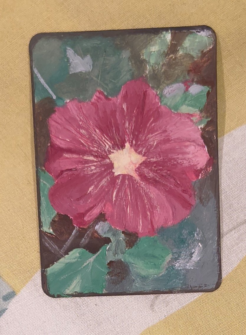 Wine coloured flower