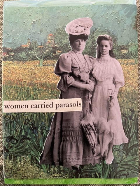 Women Carried Parasols