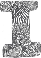 Zentagle letters