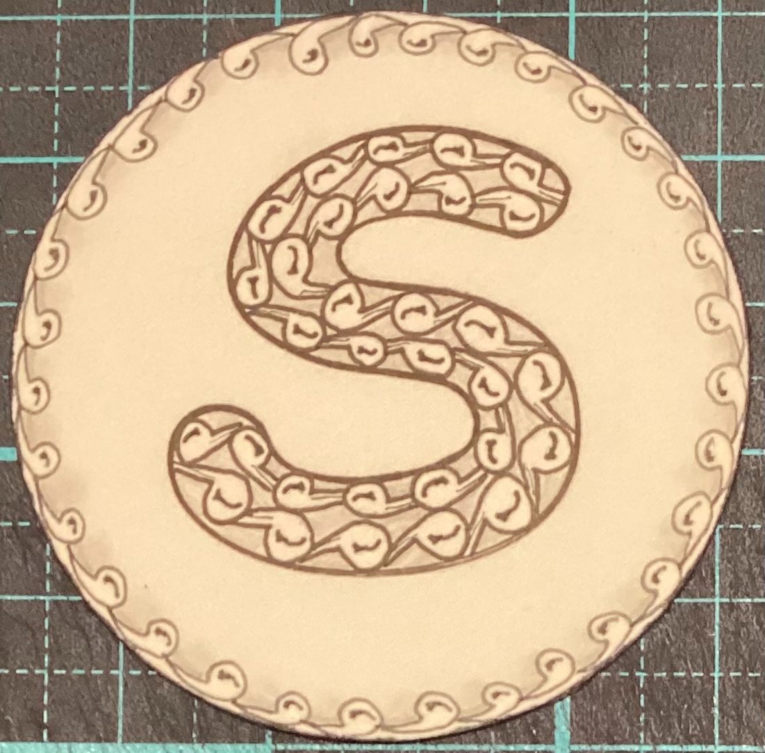 Zentangled ATCoins - S, T, U 1/3