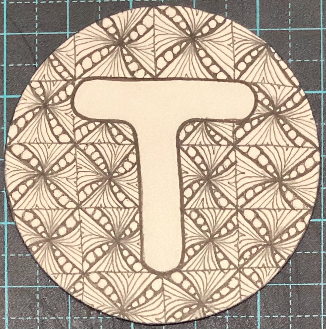 Zentangled ATCoins - S, T, U 2/3