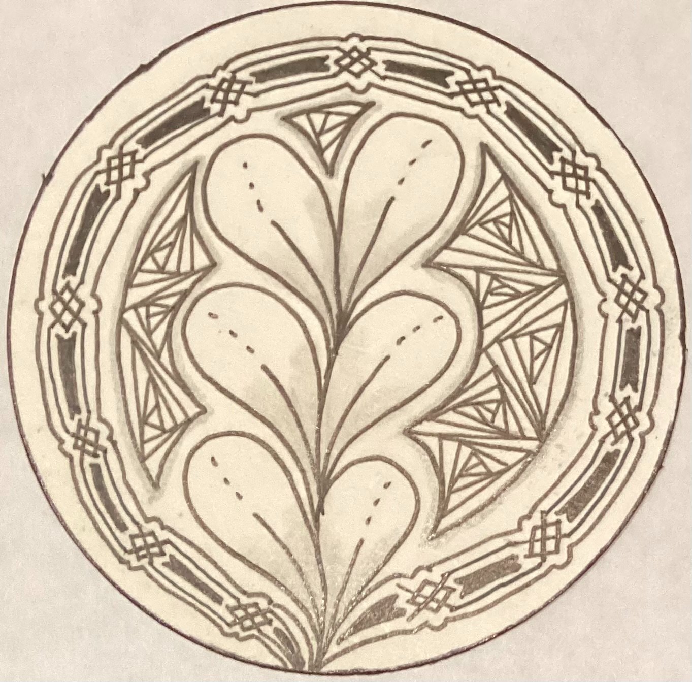 Zentangled ATCoins - Y, Z, favourite(s) 3/3