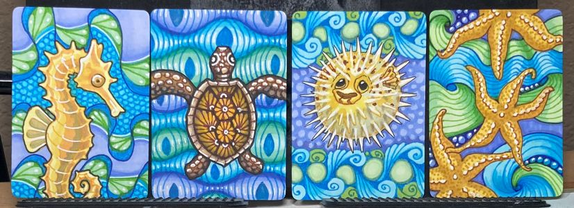 Zentangled Ocean Cards (N/A)